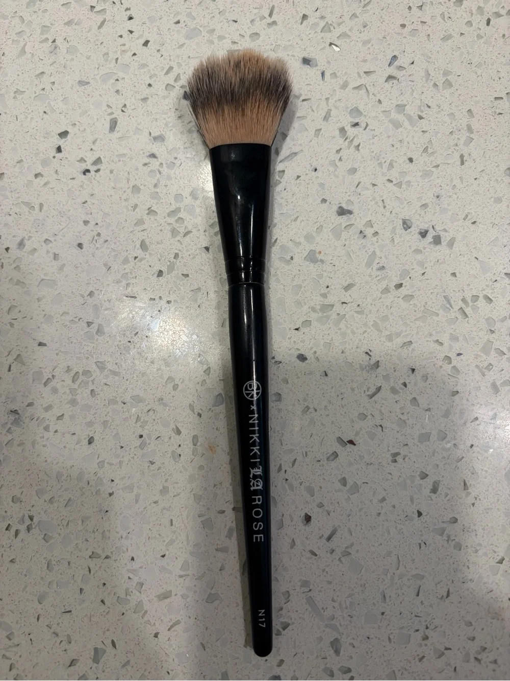 BK Beauty rare dual sided Nikki Black Rose Brush. Powder or liquid. Like new.